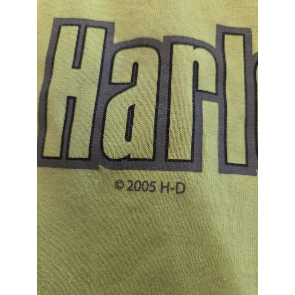 Vintage High Vis Harley-Davidson Tshirt Size2xl